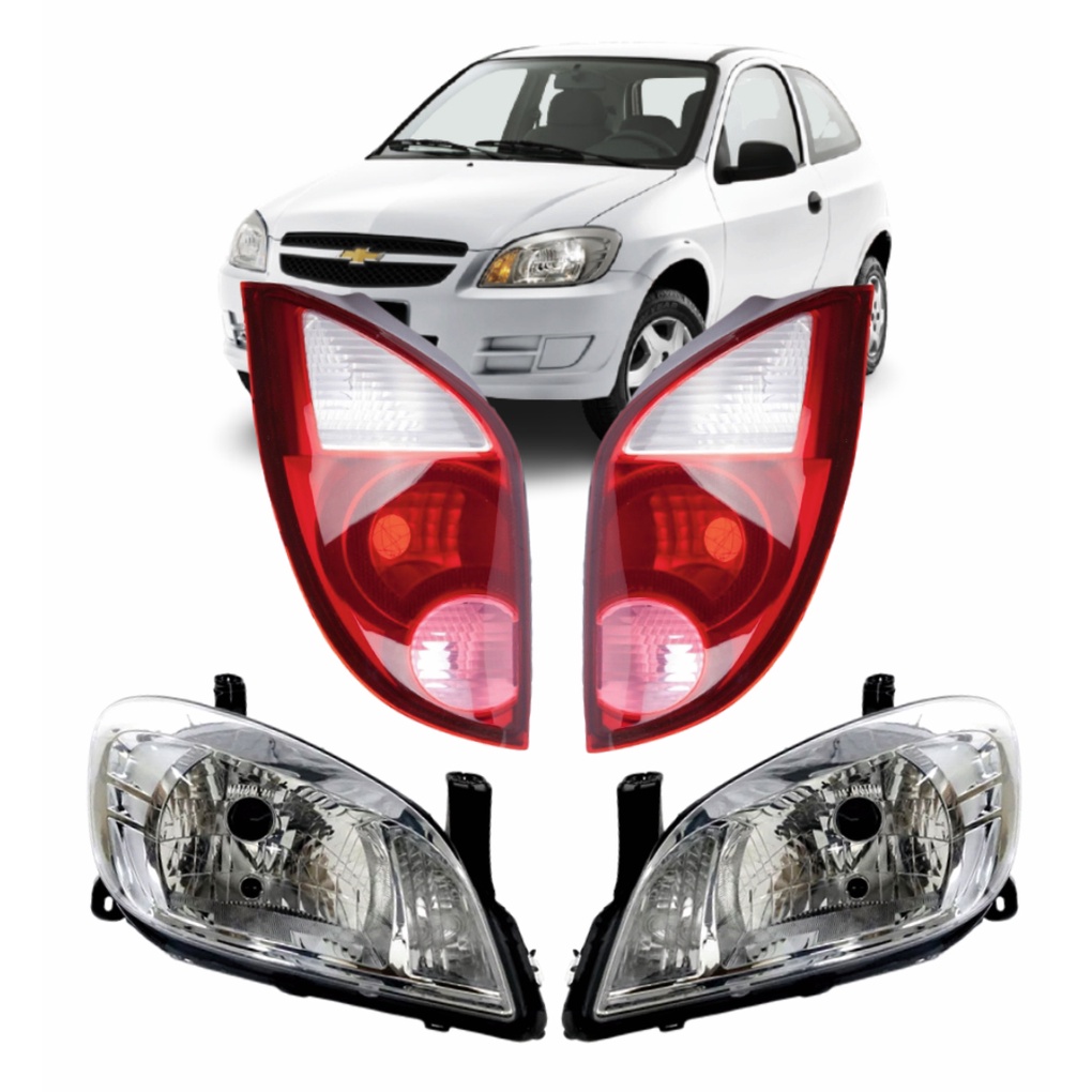 Farol + Lanterna Sinaleira Traseira Celta LT LTZ Life Spirit 2006 2007 2008 2009 2010 2011 2012 2013 2014