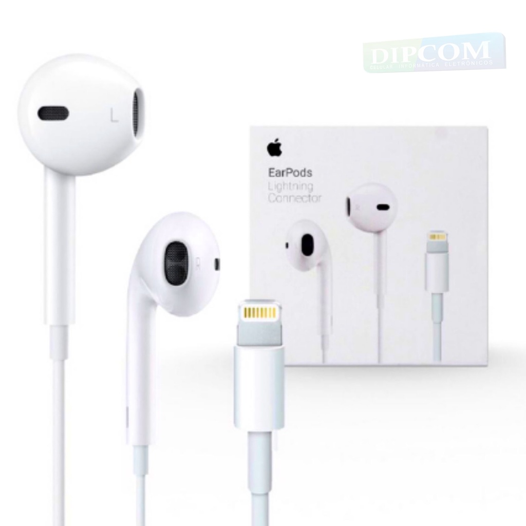 Fone de Ouvido Earpods - Conector Lightning [Para Iphones iPads e iPods]