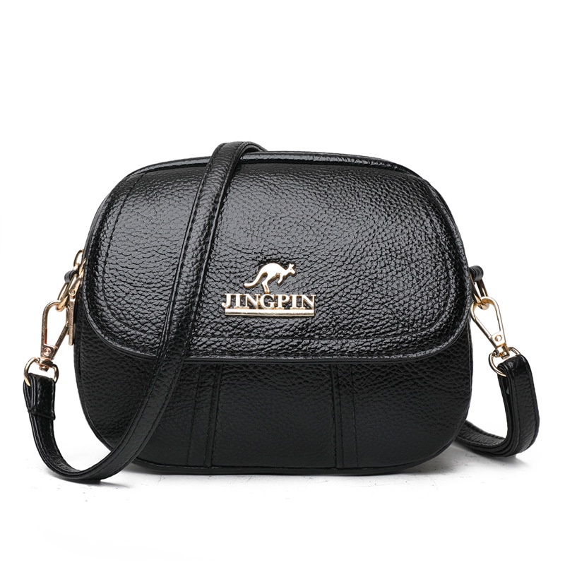 Bolsa Feminina Vintage Couro PU – Ombro, Mensageiro e Carteira Grande Capacidade