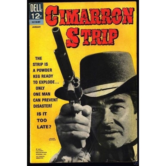 sériado antigo Cimarron strip e Johnny ringo