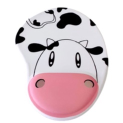 Mousepad Animais Fofinhos em 3D Vaquinha Presente Ergonômico Grande Lindo original