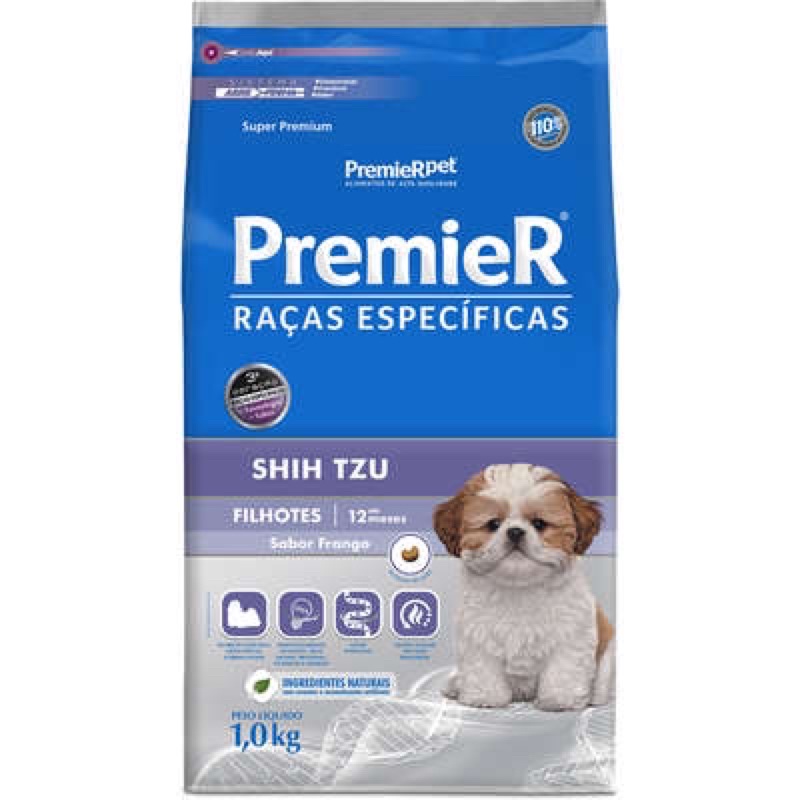 Ração Premier Pet Raças Específicas Shih Tzu Filhote 1 kg