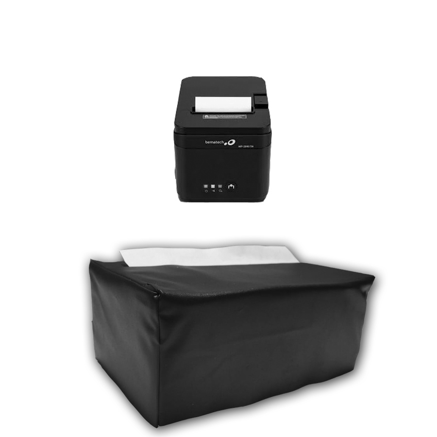 Capa Impressora Bematech MP2800 Impermeável Com Porta Papel A4