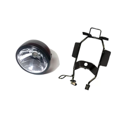 Suporte Aranha Do Painel Farol Preta + Farol Completo Aro Preto Honda Cg 125 Fan 2005 2006 2007 2008