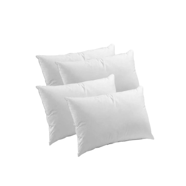 Kit Com 4 Travesseiros 50x70 cm de Flocos de Espumas Mácio Confortável