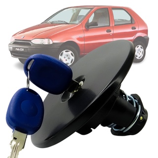 Tampa Tanque Combustível Gasolina Fiat Palio 96/2003 Preta