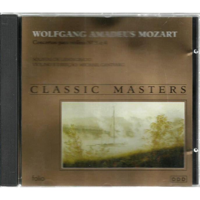 1119 Mcd- Cd Original 1997- Classic Master- Wolfgang Amadeus Mozart- Consertos para Violino Nº. 5 e 4