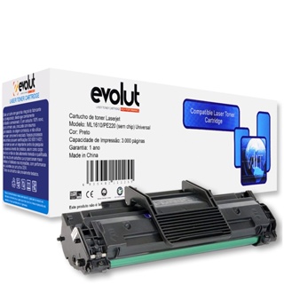Cartucho Toner ML1610 PE220 Compatível, 3000págs - Evolut p/ ML 1610 2010 2510 2570 2571N SCX-4321 SCX-4521F PE220 em Oferta na Shopee