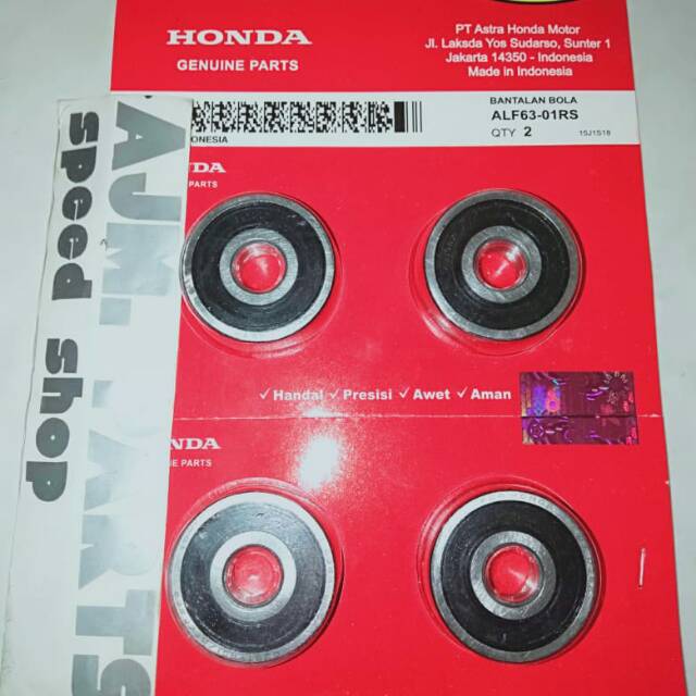 Rolamento Da Roda Traseira 6301 Prensa honda