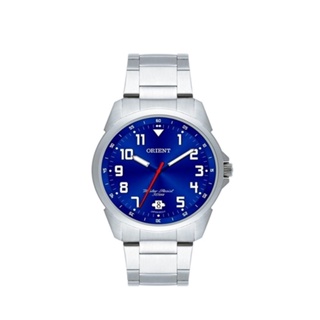 Relogio Orient Masculino Prata Fundo Azul Mbss1154a D2sx em Oferta na Shopee