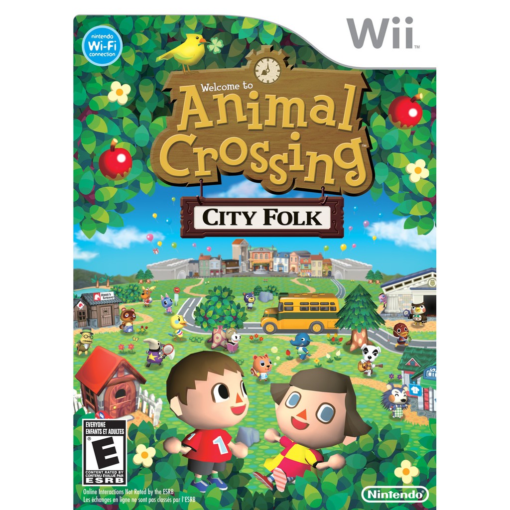 Jogo Animal Crossing City Folk Nintendo Wii Wii U Shopee Brasil
