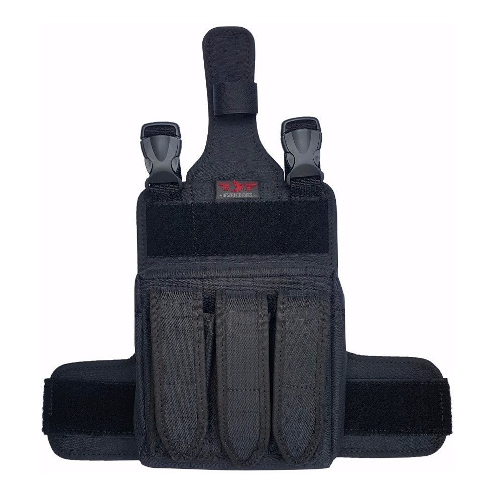 2 Bornais Porta Treco Tático Modelo Força Nacional Com Porta Faca Desert Coldres .