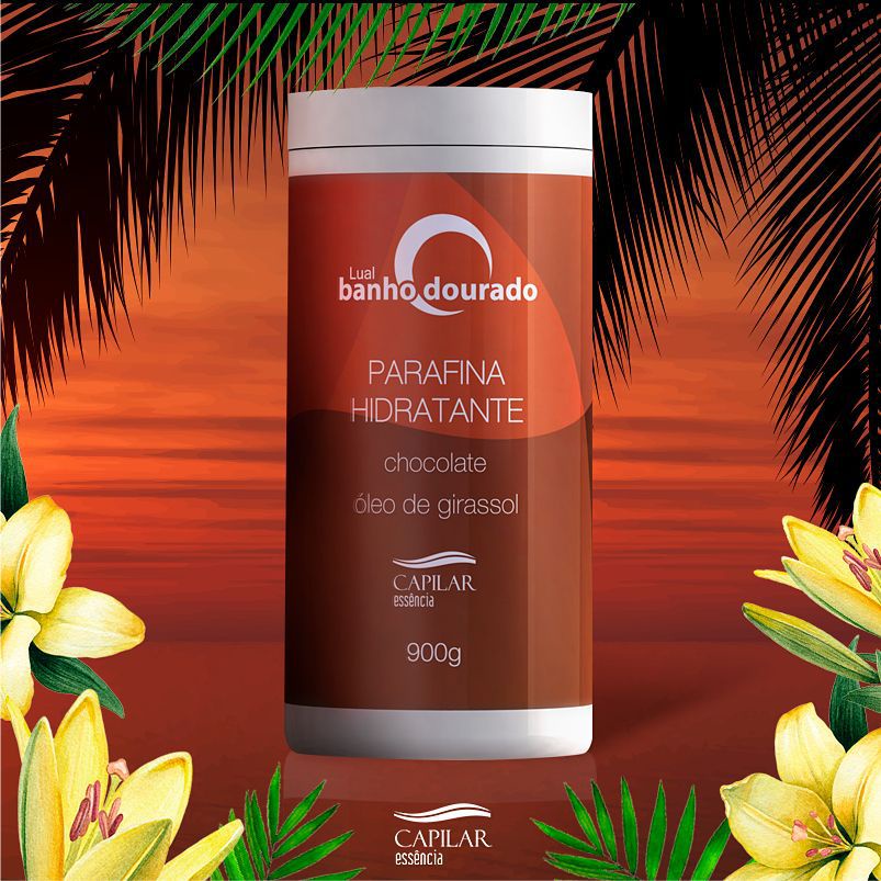 Parafina Hidratante Chocolate 900g CAPILAR ESSÊNCIA
