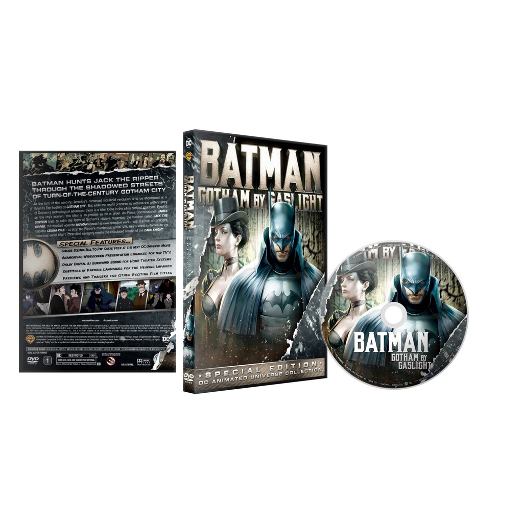 Dvd Gotham City 1889: Um Conto De Batman Dual Áudio Animação