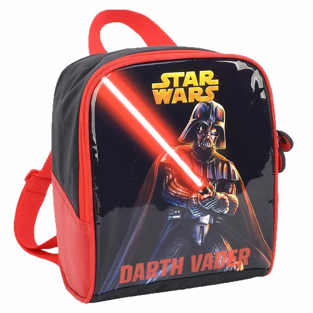 Merendeira Lancheira Escolar Infantil Star Wars Vermelha
