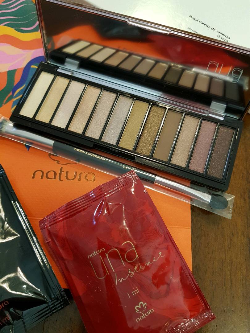 Maxxi Palette de Sombra Nude Natura Una 11,28g | Shopee Brasil