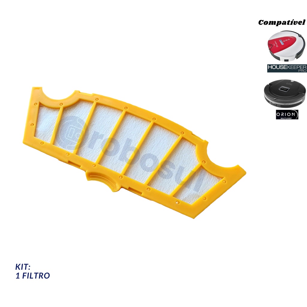 Filtro Para Robô Aspirador Housekeeper Pro e Multilaser Orion Ho042