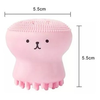 Esponja De Silicone Limpeza Facial Esfoliante Formato Polvo