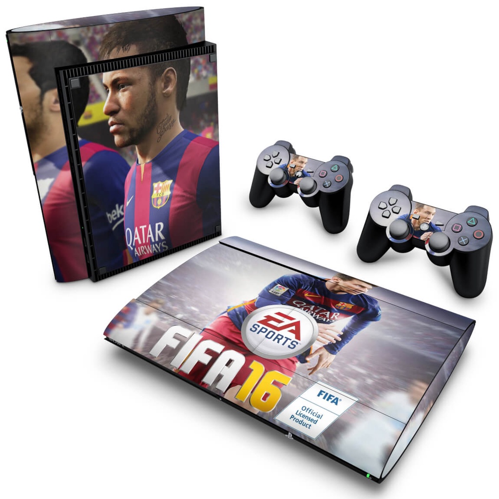 Skin PS3 Super Slim Adesivo - Fifa 16