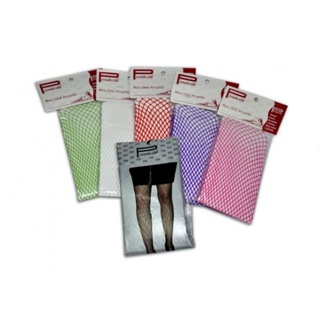 Meia Arrastão Infantil Nacional Diversas Cores Preta Branca Roxa Rosa Verde Vermelha em Oferta na Shopee