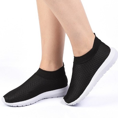 Tenis Feminino meia preto feminino barato promoção sem cardaço