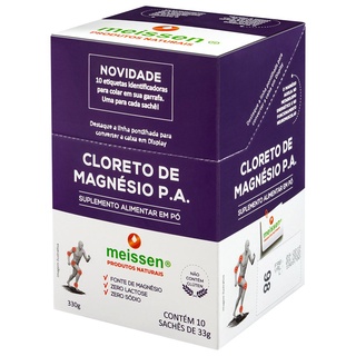 Cloreto de Magnésio Display c/ 10 sachês - Meissen