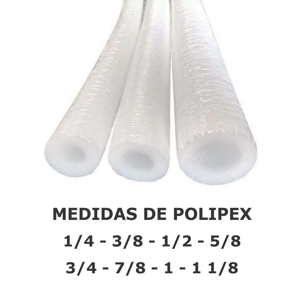 Polipex 5/8 Blindex Tubo Isolante Antichama Barra 2 Metros