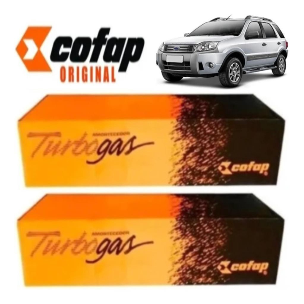 Par Amortecedor Traseiro Ecosport 2003 2004 2005 2006 2007 2008 2009 2010 2011 2012 Original Cofap