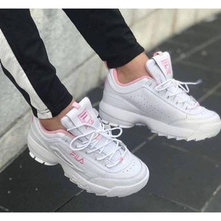 tenis fila branco com rosa feminino