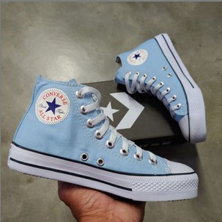 Tenis Converse All Star Bota Colors Azul Bebe 50 Off Shopee Brasil