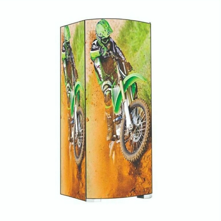 Adesivo plotagem de freezer e geladeira MOTOCROSS moto trilha rally
