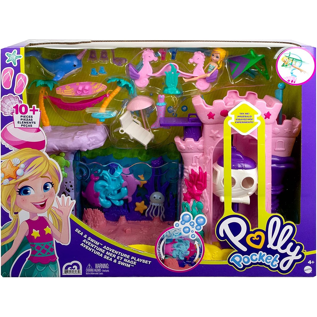 Polly Pocket Aventuras De Sereia Mattel 
