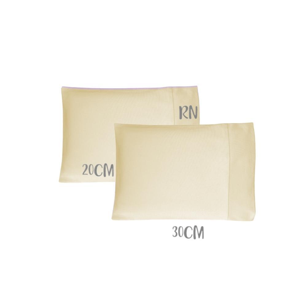 Kit 02 Fronhas Mini 20x30cm Bebê Malha 100% Algodão Cru Arrumadinho Enxovais em Oferta na Shopee