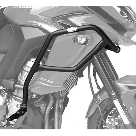 Protetor De Motor E Carenagem com Pedaleira Scam - Kawasaki Versys 1000 2015 a 2019