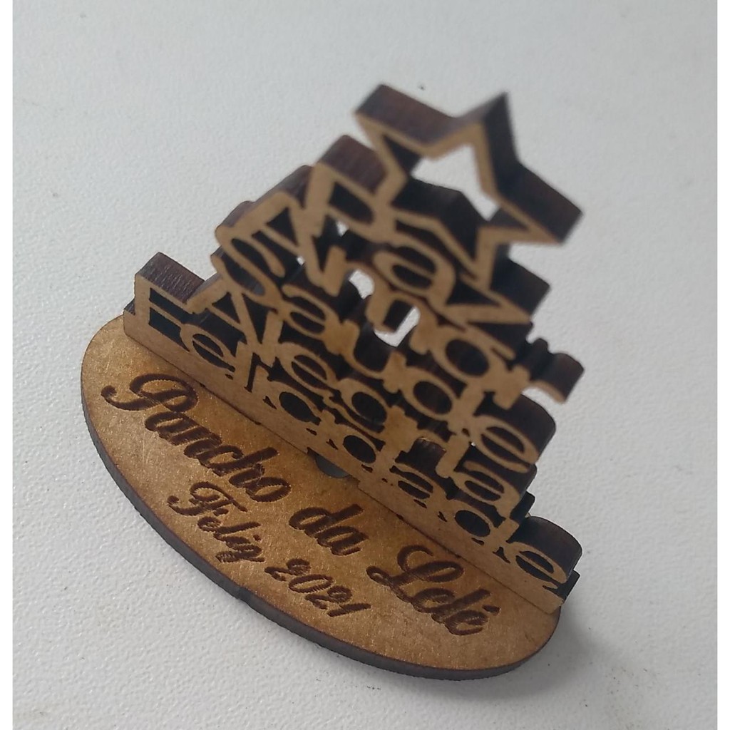 Kit 100 e 200un Enfeites Plaquinhas de Chimarrão com Base Personalizada MDF cru 3mm
