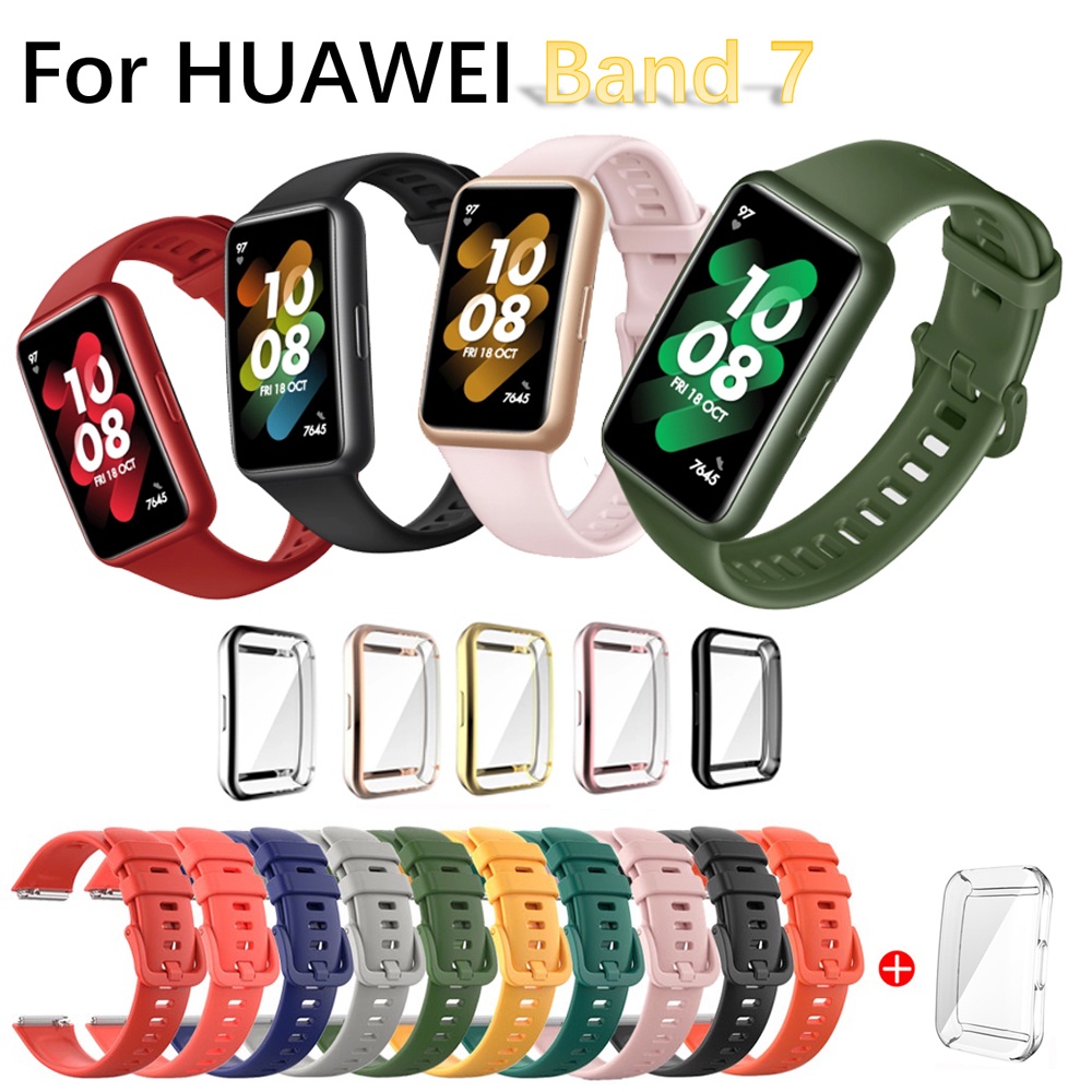Pulseira De Silicone Para Huawei Band 7 Acessórios De Correa