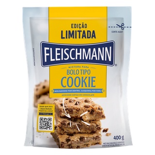 Mistura de Bolo Cookie Fleischmann 400g