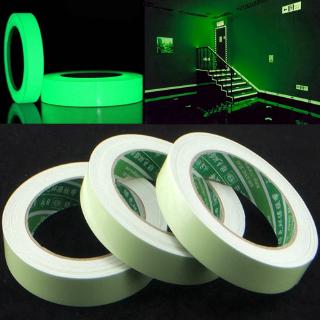 10 M 25mm Fita Adesiva Luminosa Pet Fita De Advertência De Fluorescente Adesivo De Parede Brilham No Escuro
