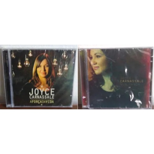 02 Cds Joyce Carnassale A Força Da Vida e Sua Graça - Novos lacrados