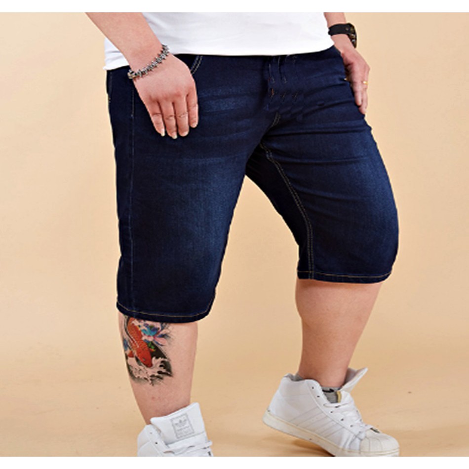 Bermuda Masculina Jeans Plus Size Tamanhos Especiais com Laycra Elastano até Shopee Brasil