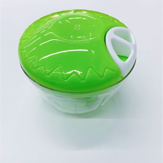 Mini Processador Manual de Alimentos (Triturador/ Picador e Cortador de Temperos) com 3 Lâminas