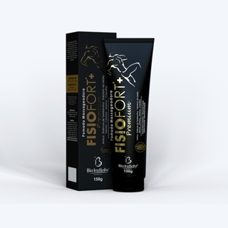 Pomada Massageadora Fisiofort Premium Preta 150g Bio Instinto em Oferta na Shopee