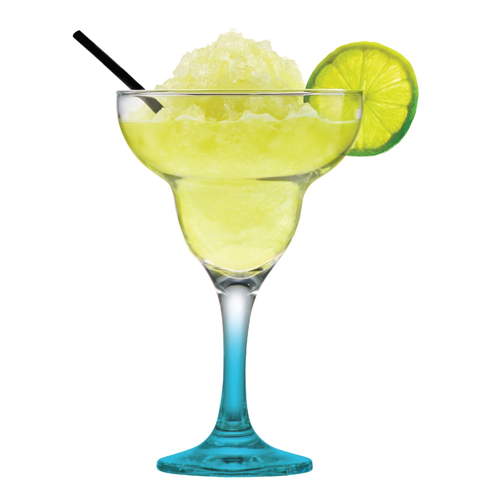 Taça de Vidro Haste Azul Margarita Para Drink 300ml - Ruvolo