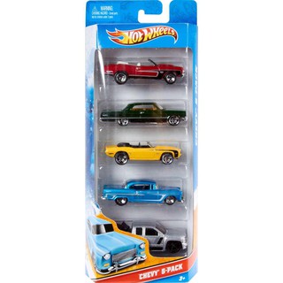 Carrinhos Hot Wheels Com 5 Unidades Sortidos Mattel
