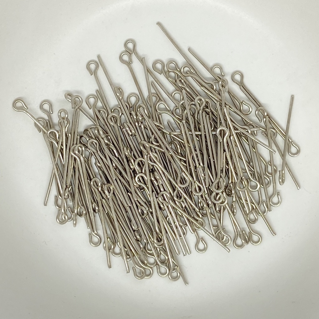 Alfinete Contrapino Ferro Níquel Prata 20mm Com 20 Gramas em Oferta na Shopee