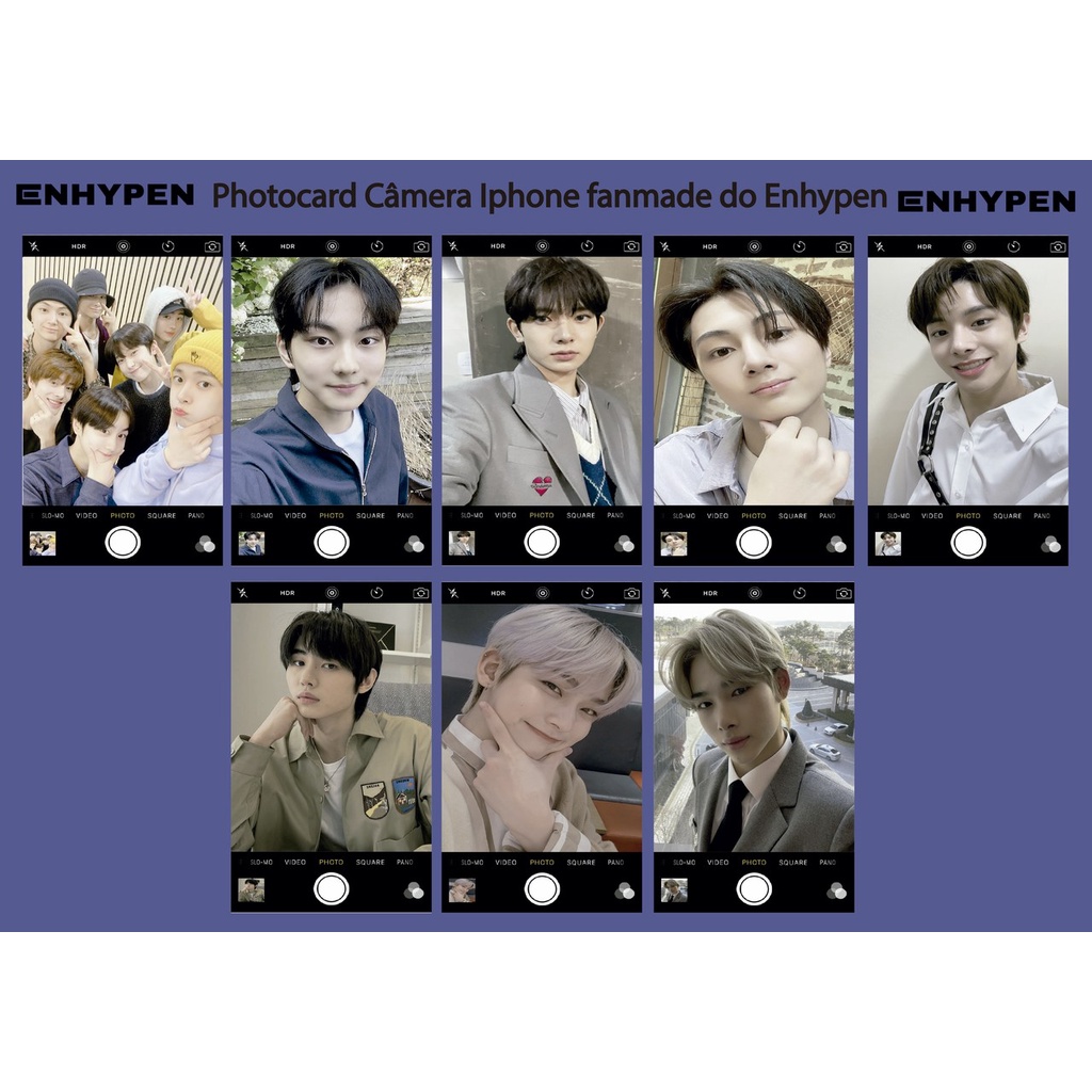 Photocards Câmera Iphone - Enhypen