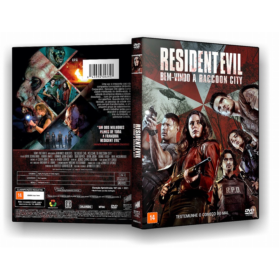Dvd Resident Evil - Bem-vindo A Raccoon City | Shopee Brasil