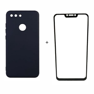 Capa Capinha Case Aveludada + Película de vidro 9D XIAOMI MI 8 LITE