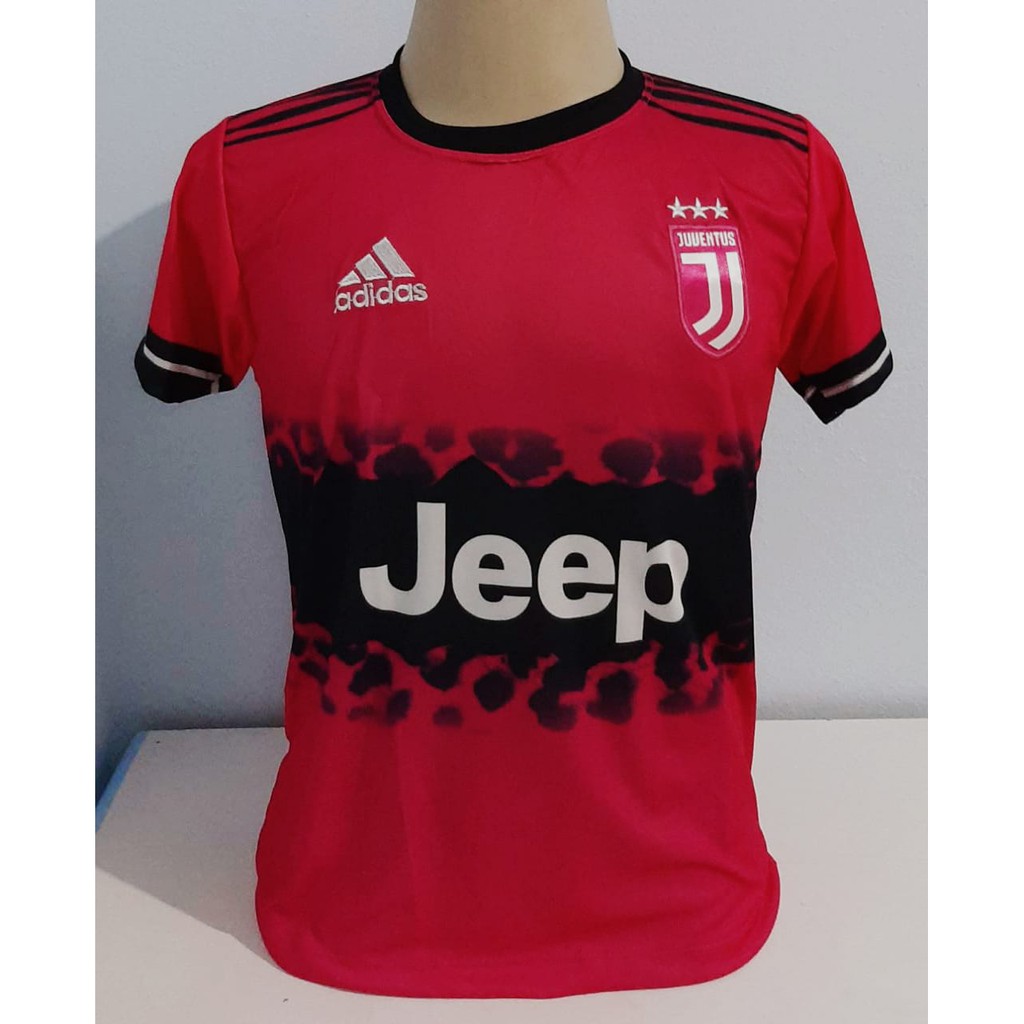 camiseta juventus rosa jeep