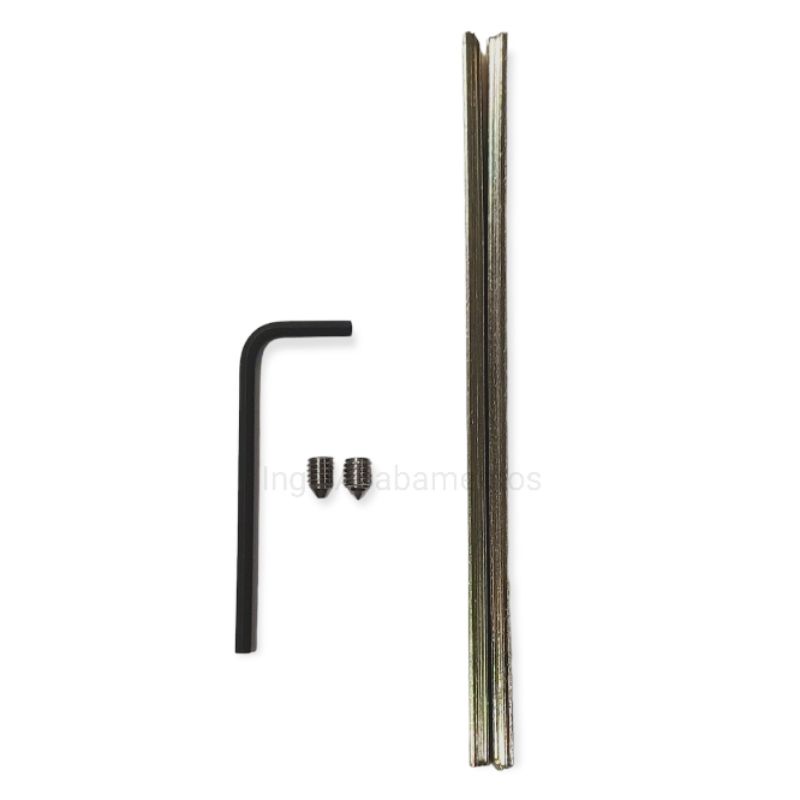 Kit Haste Ferro Para Maçaneta Fechadura 14cm Imab